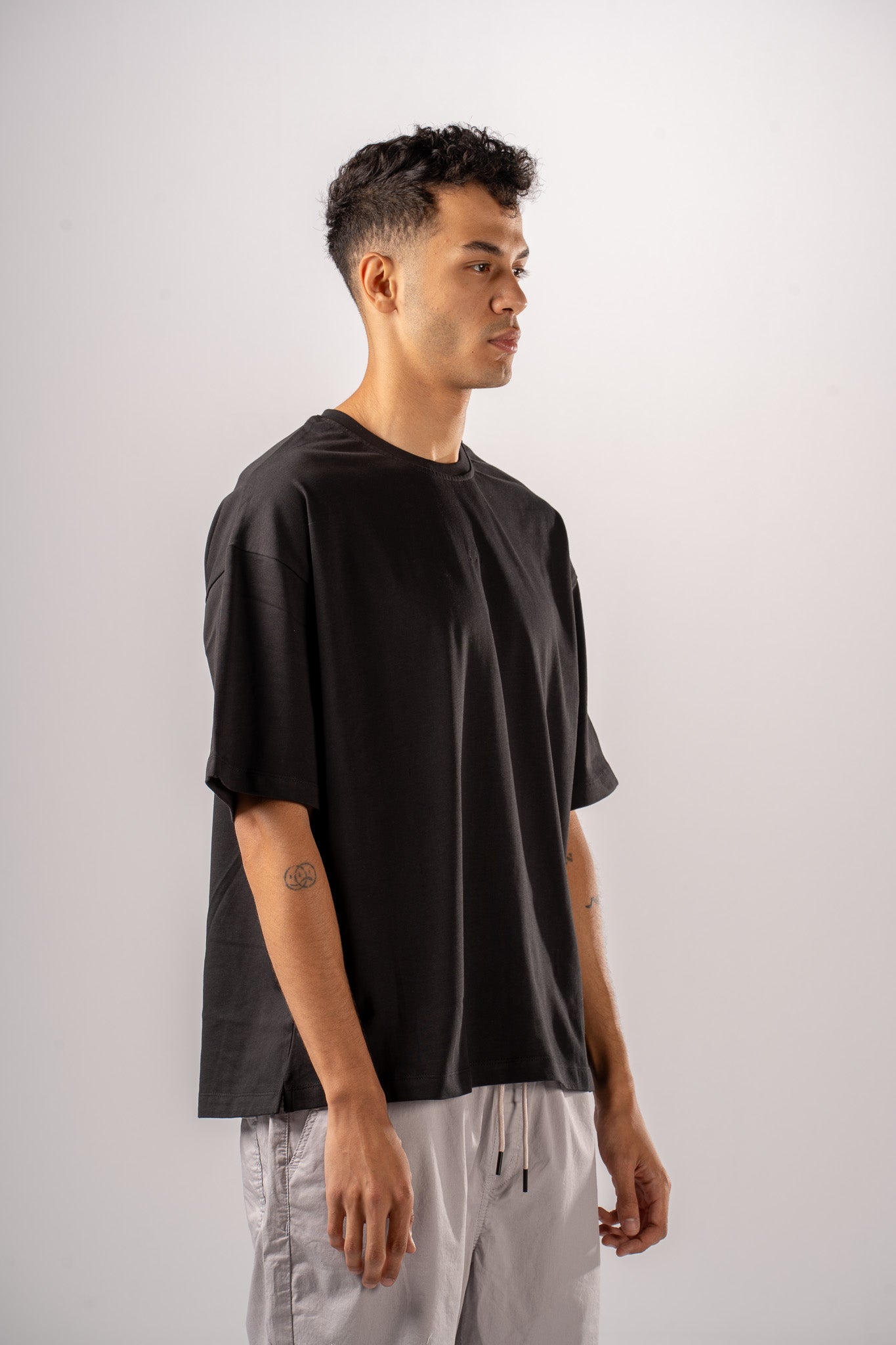 Oversized Slitted T-Shirt